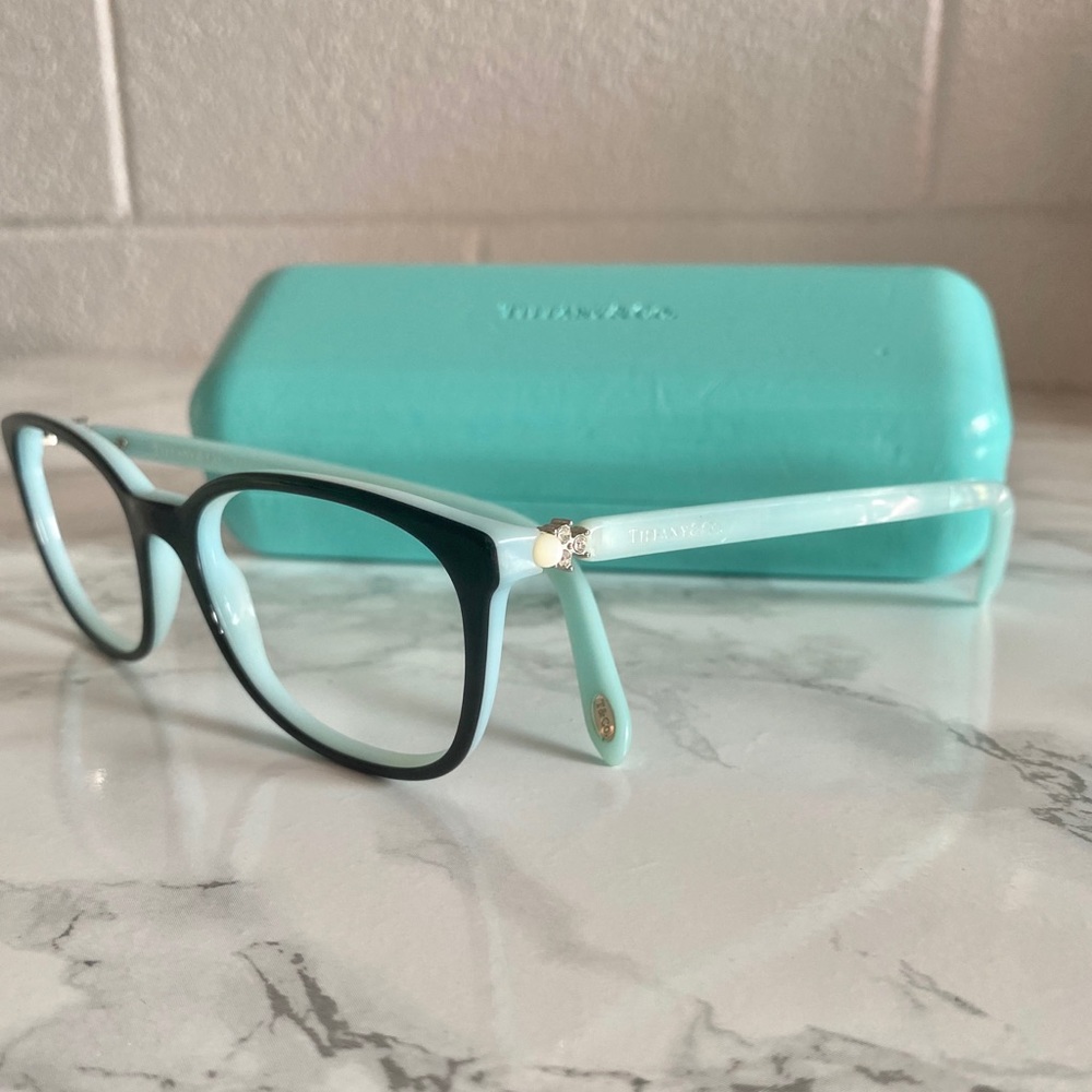 Tiffany & Co. Glasses with Pearl and Gem Detail
